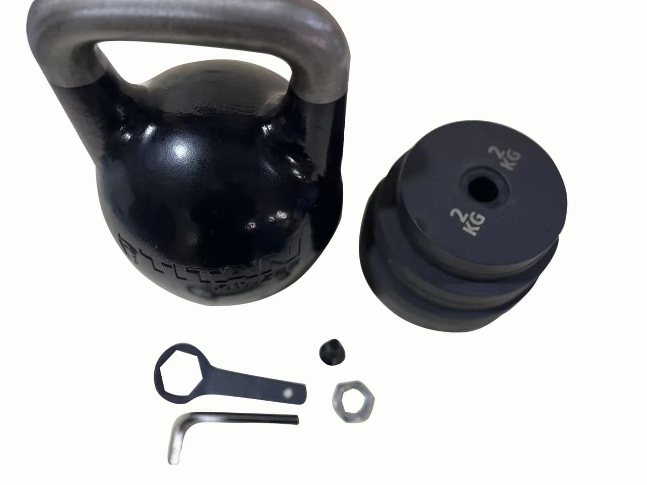 Kettlebell Adjustable Stainless Steel 32KG Powder Painted for Gym - Fitness Equipment On Sale