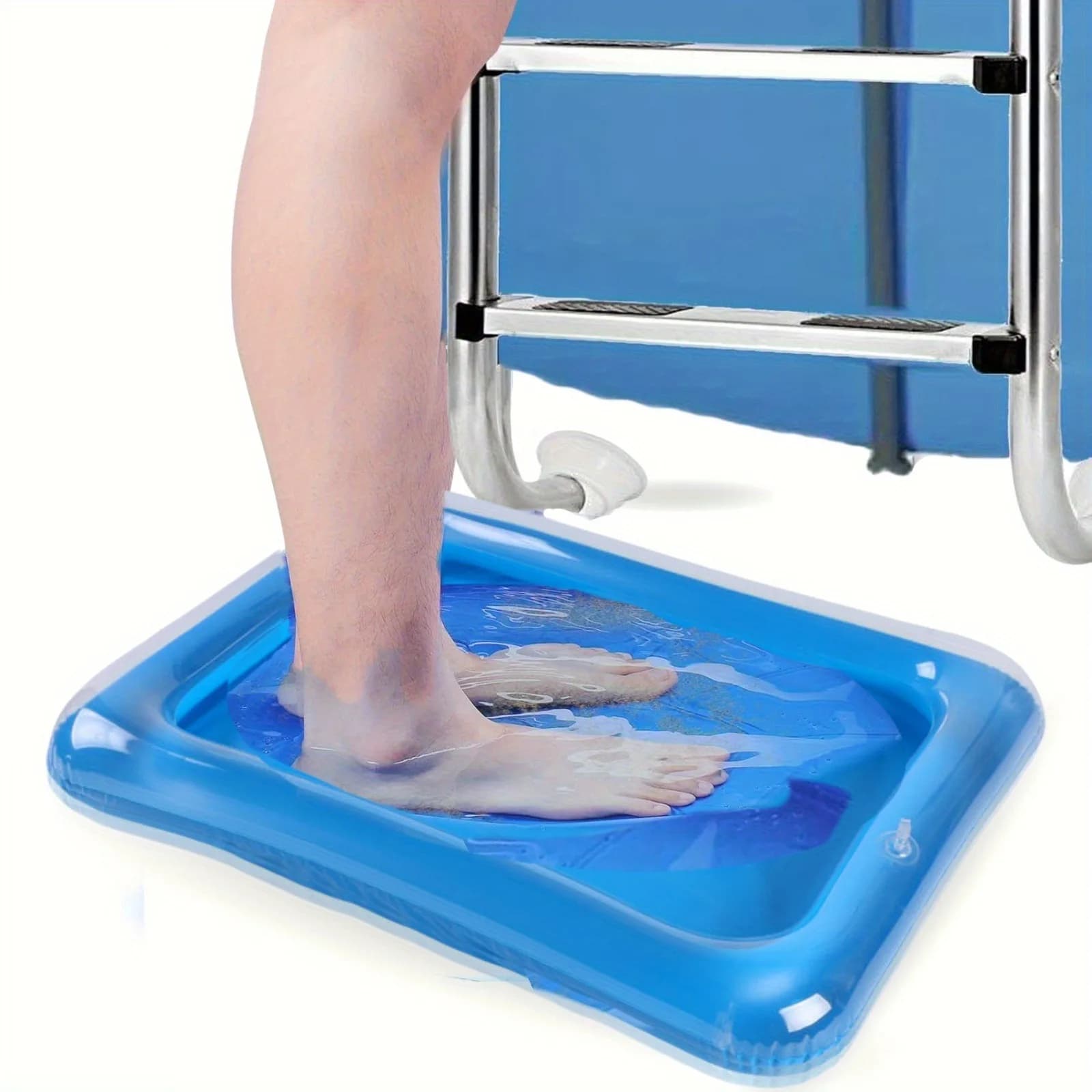 1pc Portable Foldable Pool Cleaning Basin, an Essential for Pool Maintenance Before Use, Can Also Be Used as a Foot Soaking Tub