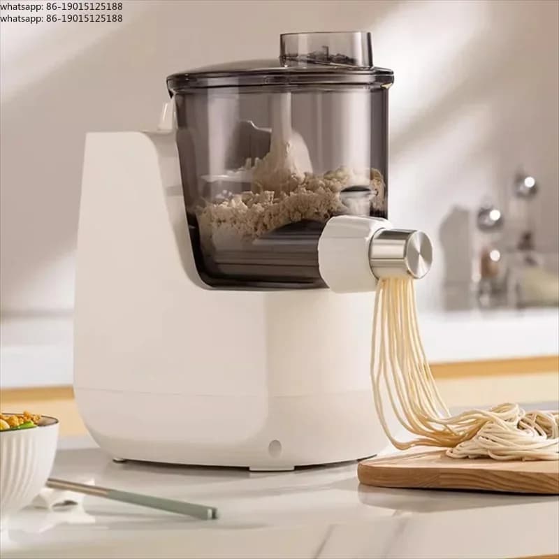 Electric Automatic Pasta Maker Noodle Machine with 6-speed Adjustments Various Fresh Pasta Shapes Noodle Making Machine