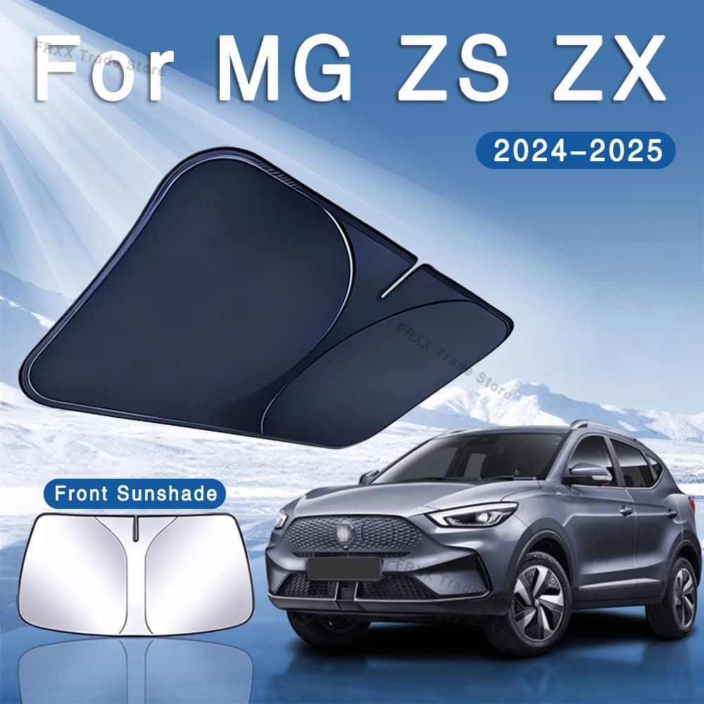 Per MG ZS ZX 2024 2025 Pieghevole Auto Visiera Parasole Parabrezza Anteriore Parasole Isolamento Termico Raffreddamento Estivo Accessori Auto Strumenti