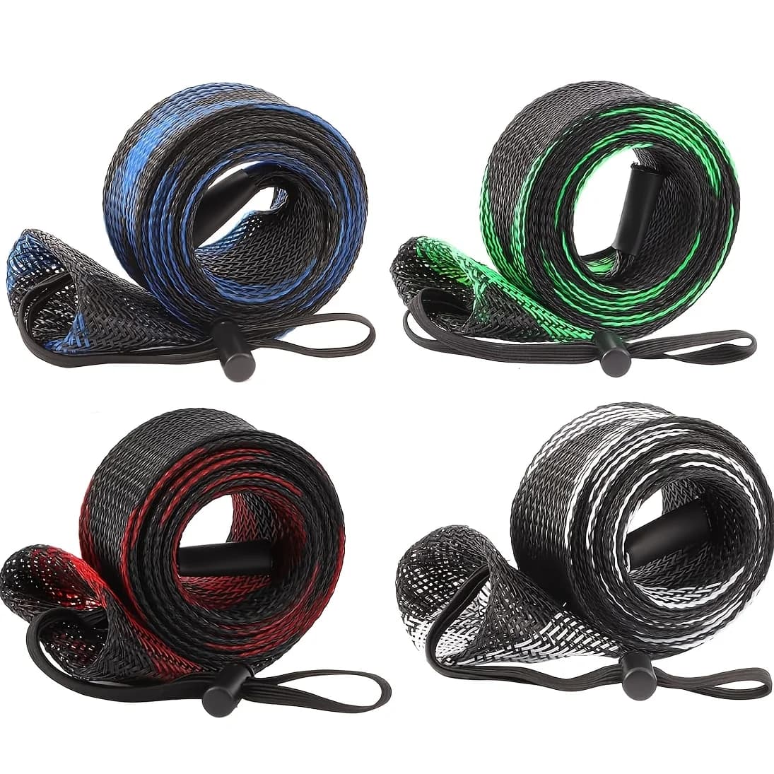 Reusable protection for fishing rod - Grided net sleeve and PET material for fishing rods