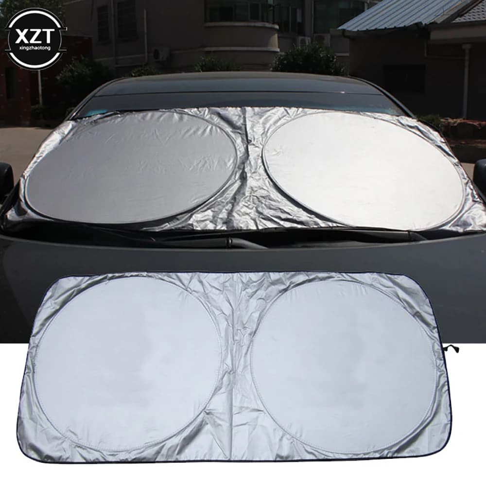 150x70 CM Universale Protezione UV Scudo Anteriore Posteriore Finestrino Dell'auto Parasole Parasole Visiera Parabrezza Copertura Auto Auto Anti Neve Ghiaccio