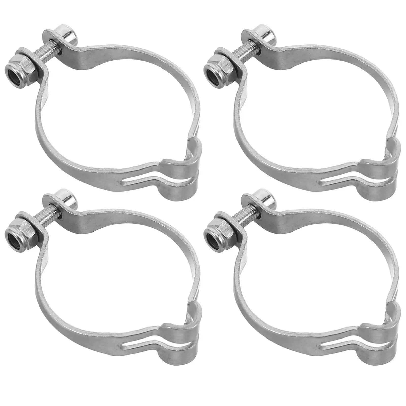4 Pezzi Supporti Regolabili in Metallo per Cavi Bici, Clip per Gestione Cavi Freno e Cambio, Morsetti per Cavi