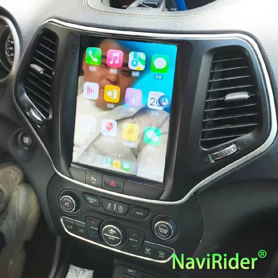 10.4" Android Car Radio For JEEP Cherokee 2013 2014 2015 2016 2018 Multimedia Video Player Carplay GPS Navigation Touch Screen