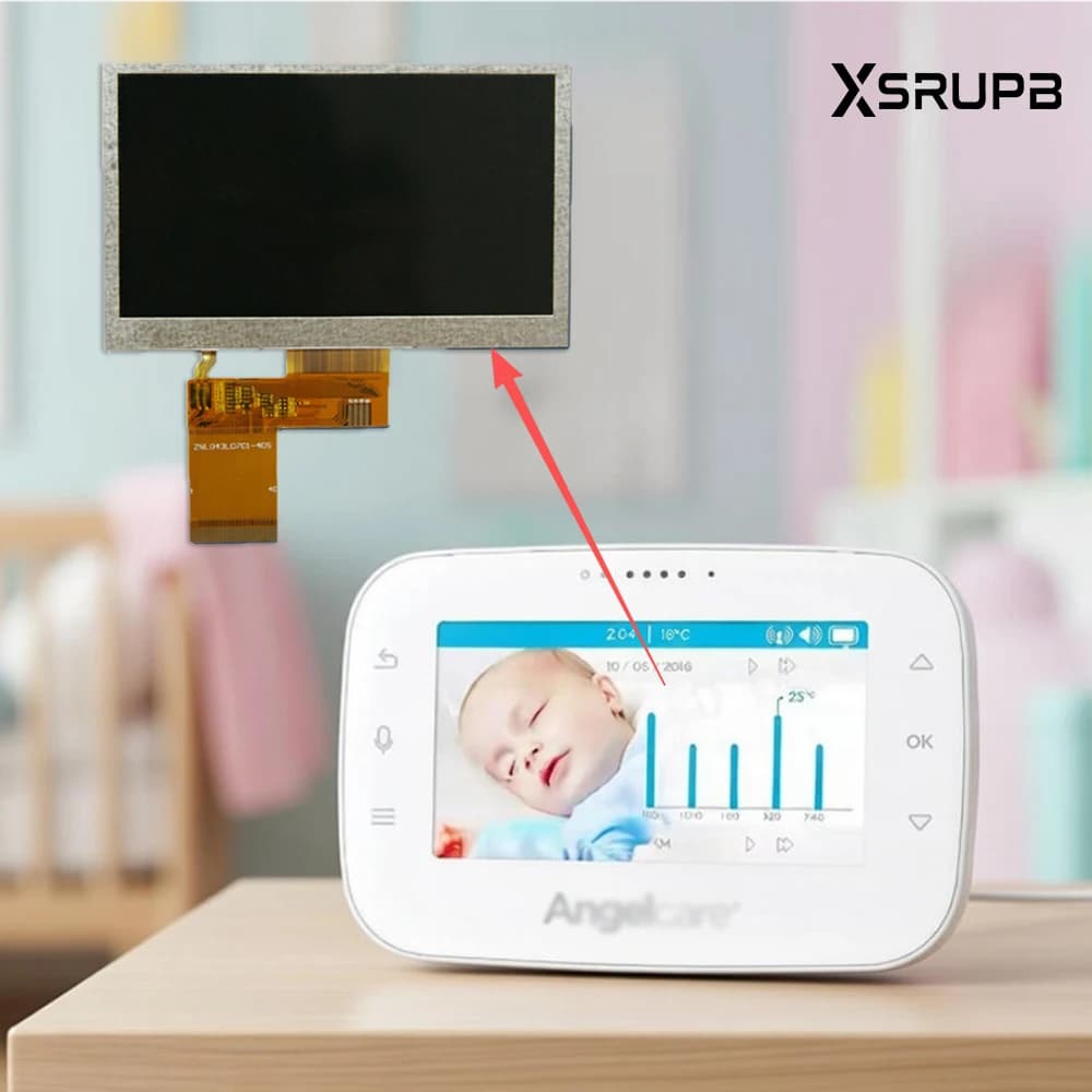 4.3 inch LCD For Angelcare AC327 Baby Monitor Display Screen