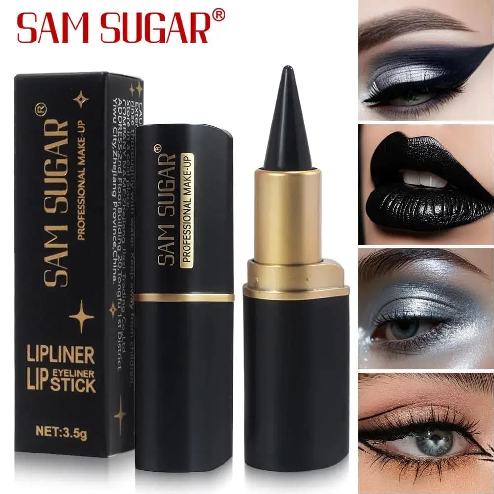 Penna eyeliner nera impermeabile Evidenziatore per trucco gel a prova di sbavature 24 ore di lunga durata per look occhi affumicati Asciugatura rapida