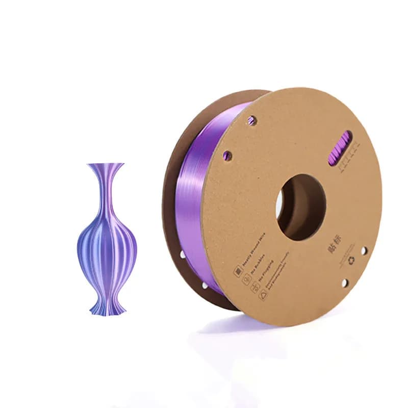 3D Printing Thread in Silk PLA Blue-Viola 1.75MM