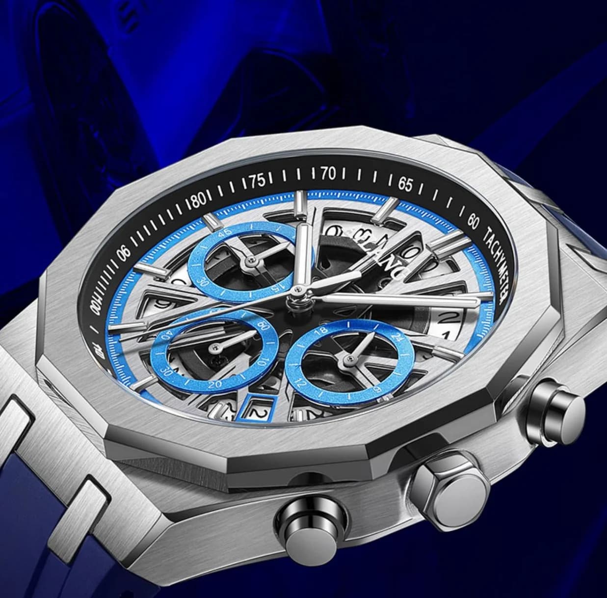# Orologio da Uomo AI LANG al Quarzo, Marca di Lusso, Impermeabile, con Cinturino in Silicone, Relogio Masculino, Black Friday 2026