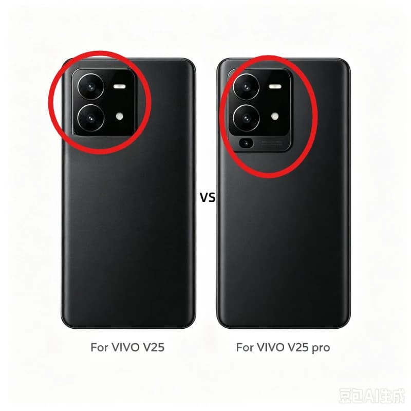 For Vivo V25 V2202 v25Pro V2158 Glass Back Battery Cover Door Housing Rear Panel Case Mobile Lid with Camera Frame Lens