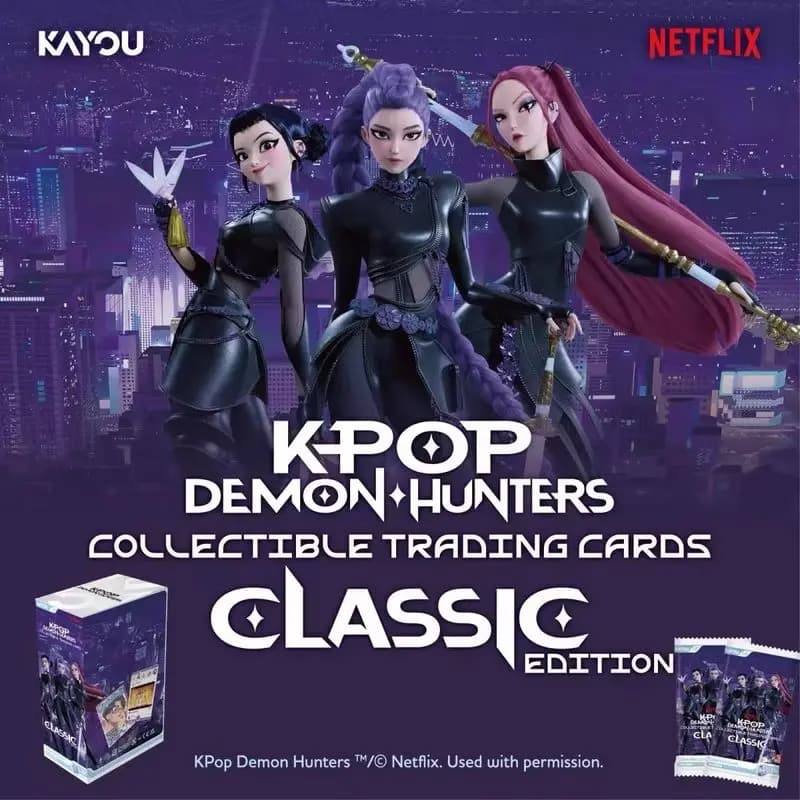 Hot Official Authentic Kayou Kpop Demon Cards Classic Edition Collectible Trading Card Game Box Anime Hobby Toys Gift