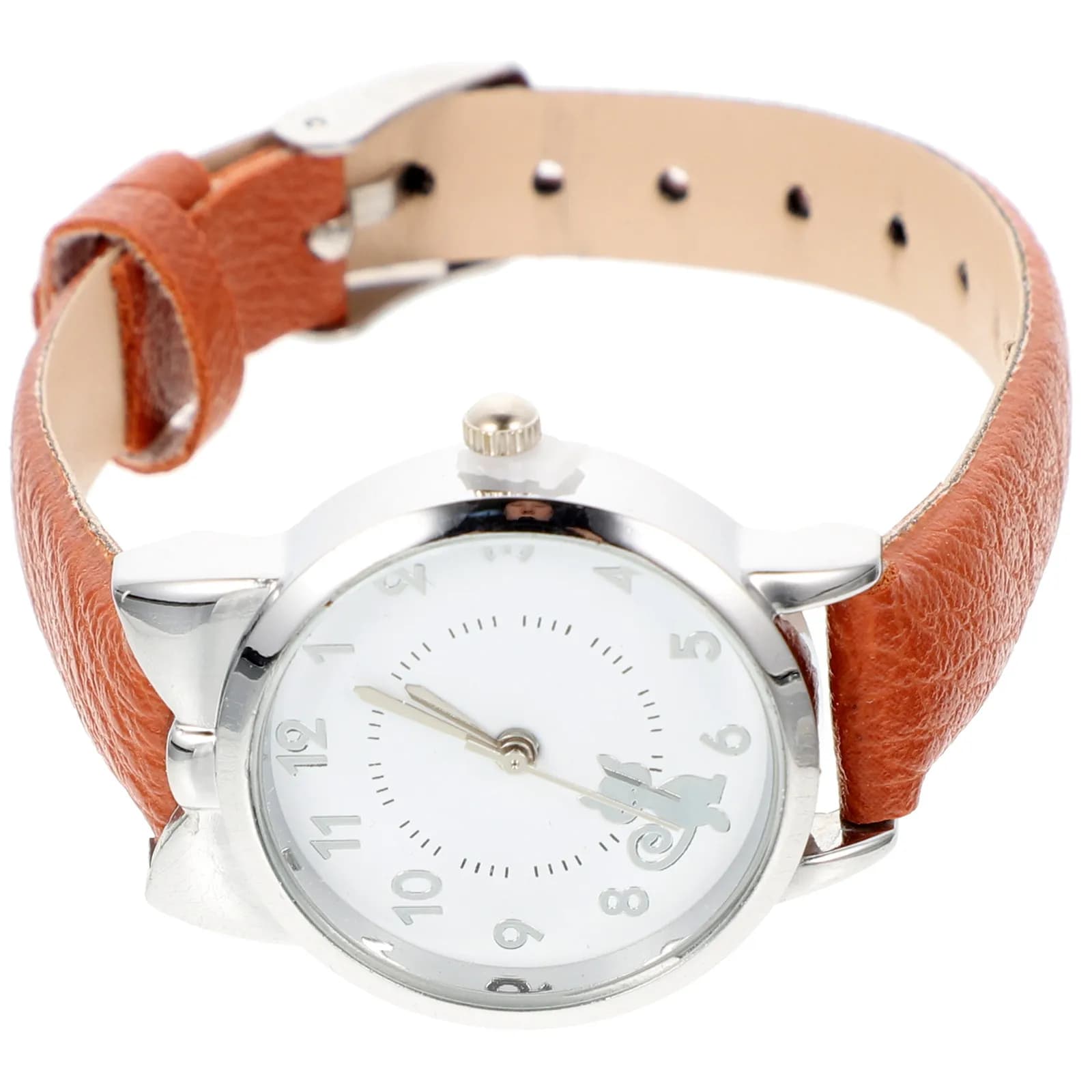 Orologio da donna con motivo gatto carino, orologio da polso delicato e alla moda, orologi piccoli per il tempo libero, design elegante e leggero