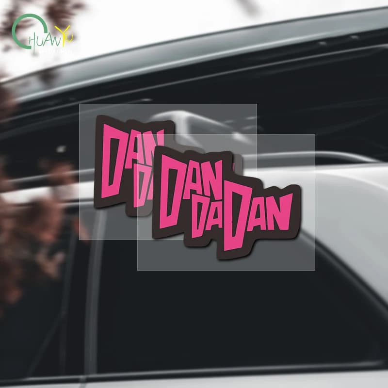 Adesivo per Auto con Logo Anime DANDADAN Bold Party, Decorazione Creativa Personalizzata, Decalcomania Impermeabile per Carrozzeria
