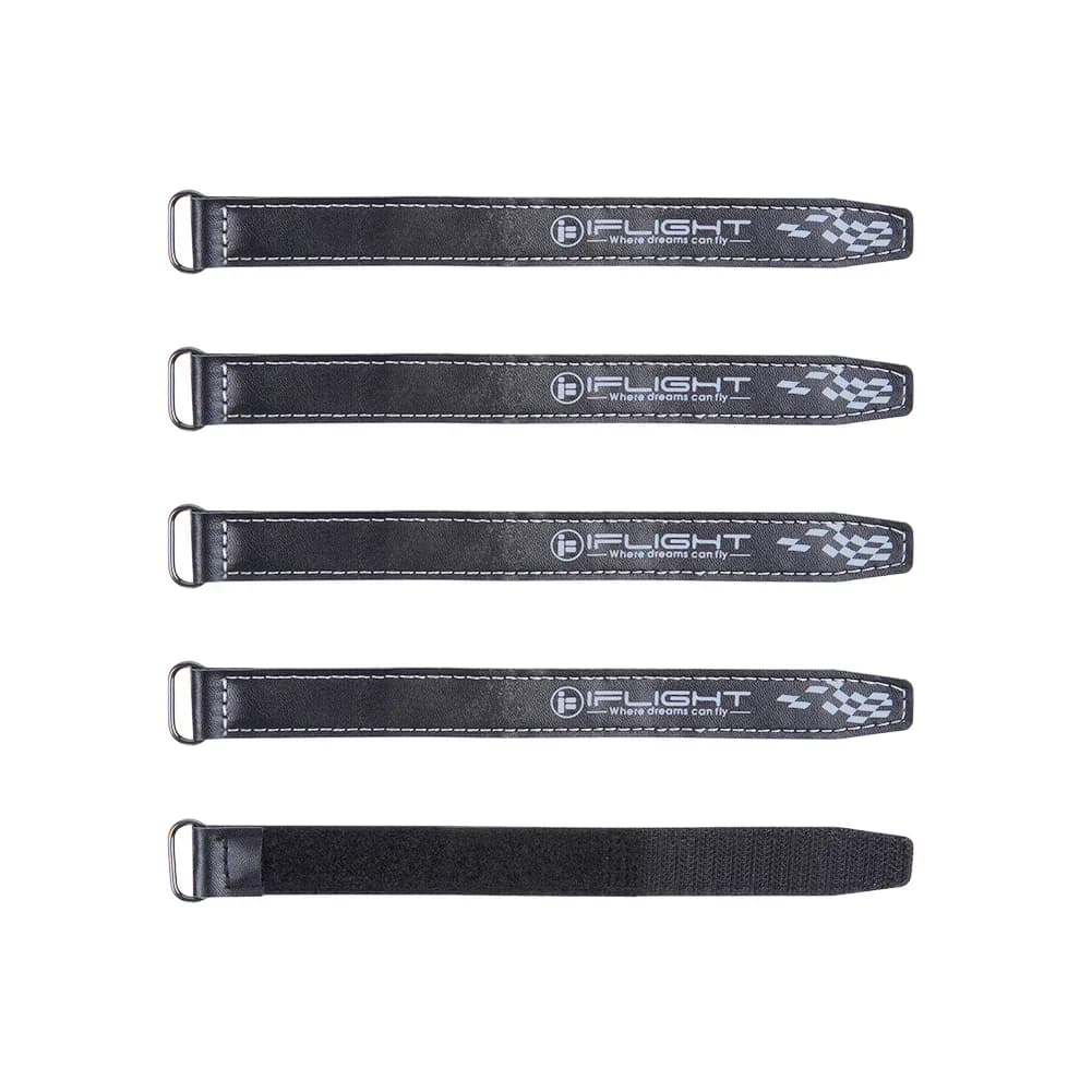 5PCS IFlight Nero LIPO Batteria Cinghia In Pelle PU In Microfibra - 10X130mm / 20X250mm / 20X400mm