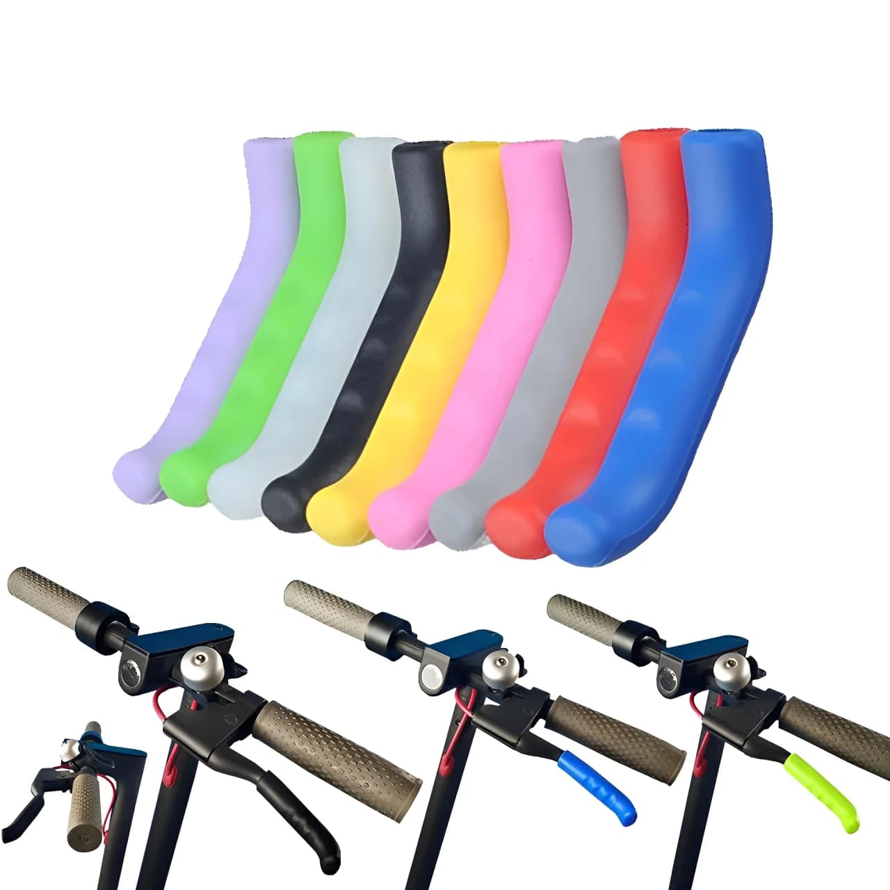 Brake Levers Sleeve Electric Scooter Accessories Silicone Anti-Slip Brake Handle Protection Cover For Xiaomi M365 PRO PRO 2 Mi3