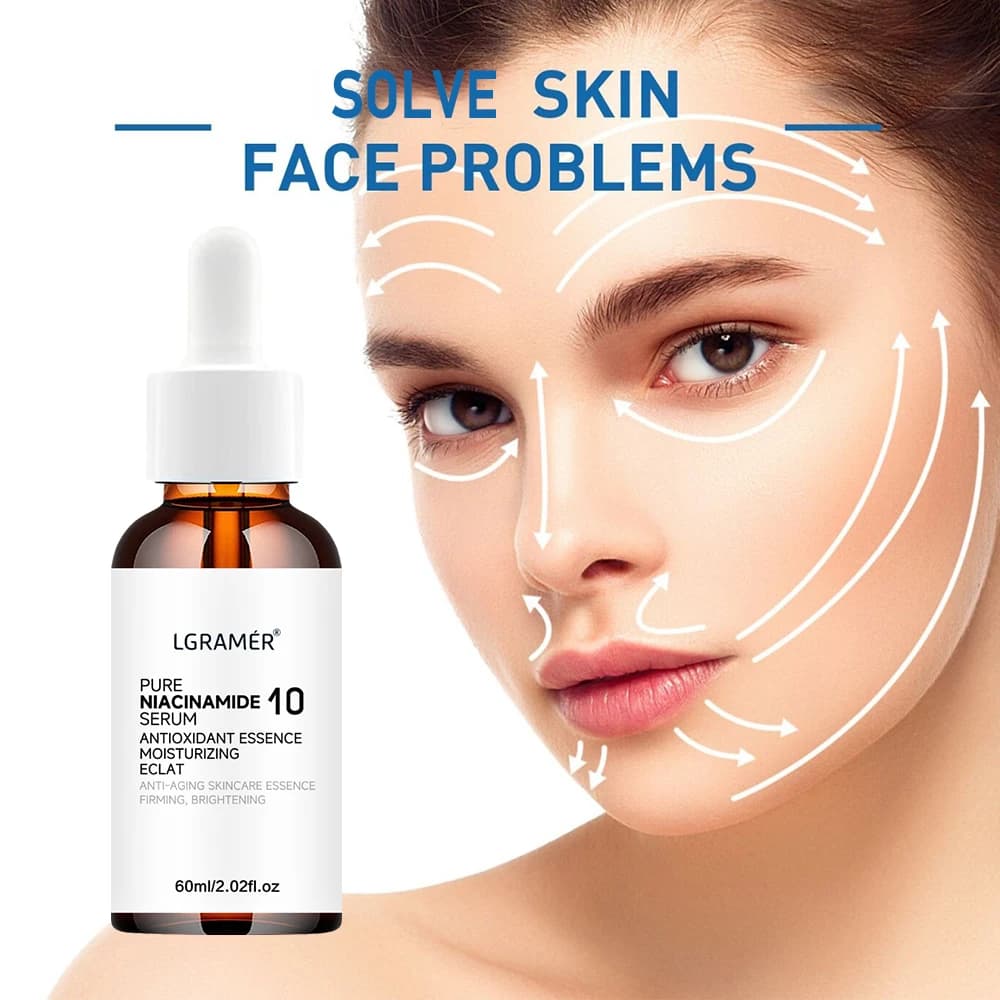 LGRAMER Niacinamide Face Essence Nutre deep Skin whitening Anti-aging and anti-wrinkles Suitable for all skin types