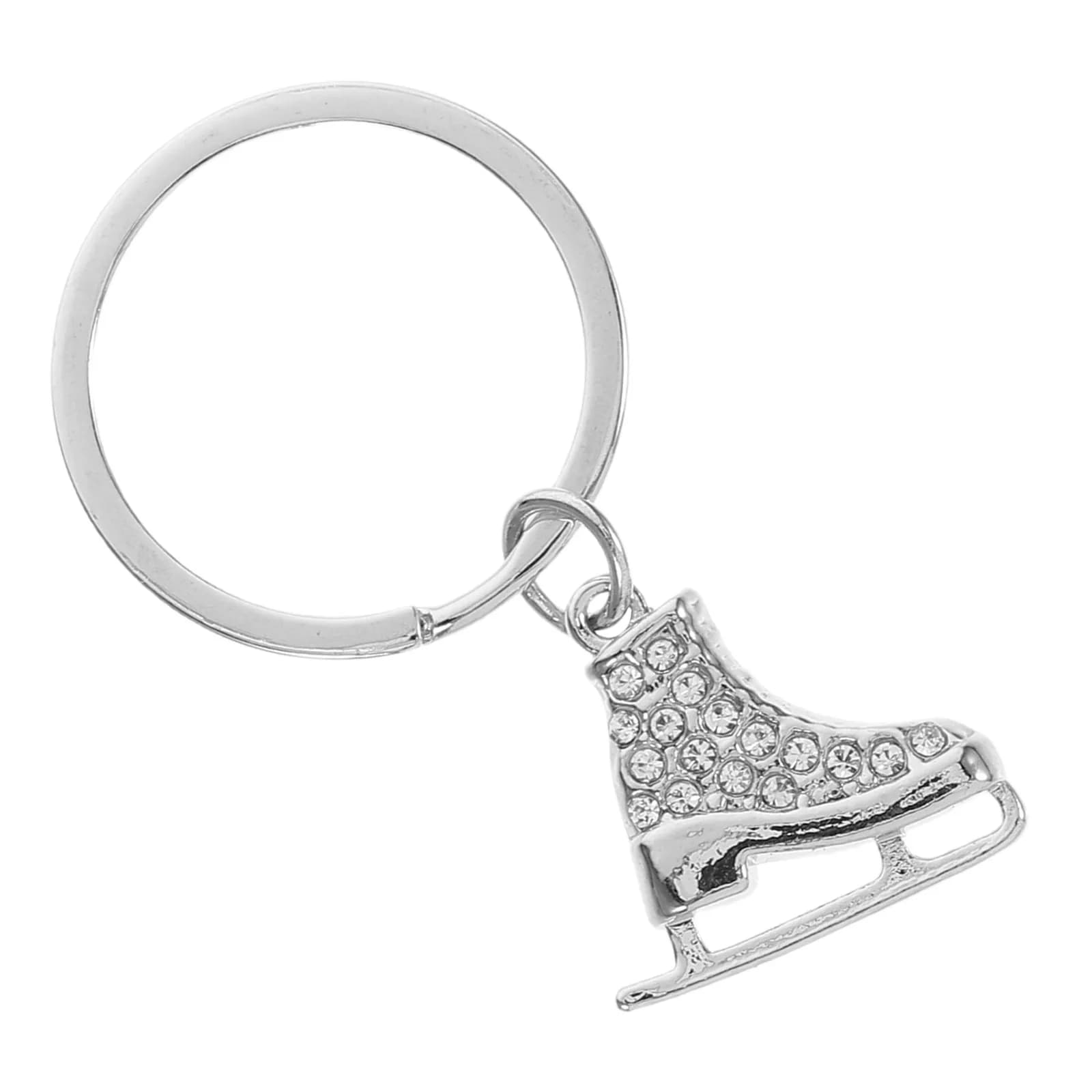 Adorabile Portachiavi a Forma di Pattino da Ghiaccio per Donne Appassionate di Pattinaggio, Accessorio per Borse e Portafogli