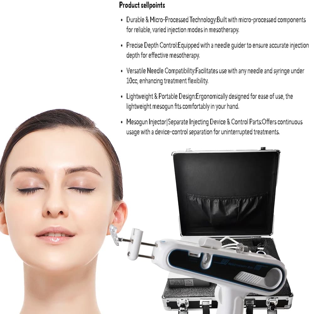 CE Certified Injector Catheter Mesogun with Consumable Tools Presser Foot for Medical Equipment