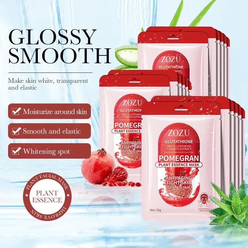 ZOZU Lip Mask Fruit Moisturizing, Lip Skin Care, Patch Labbra Nutritional and Hydrating in Crystalline Collagen Gel, Lip Moisturizing