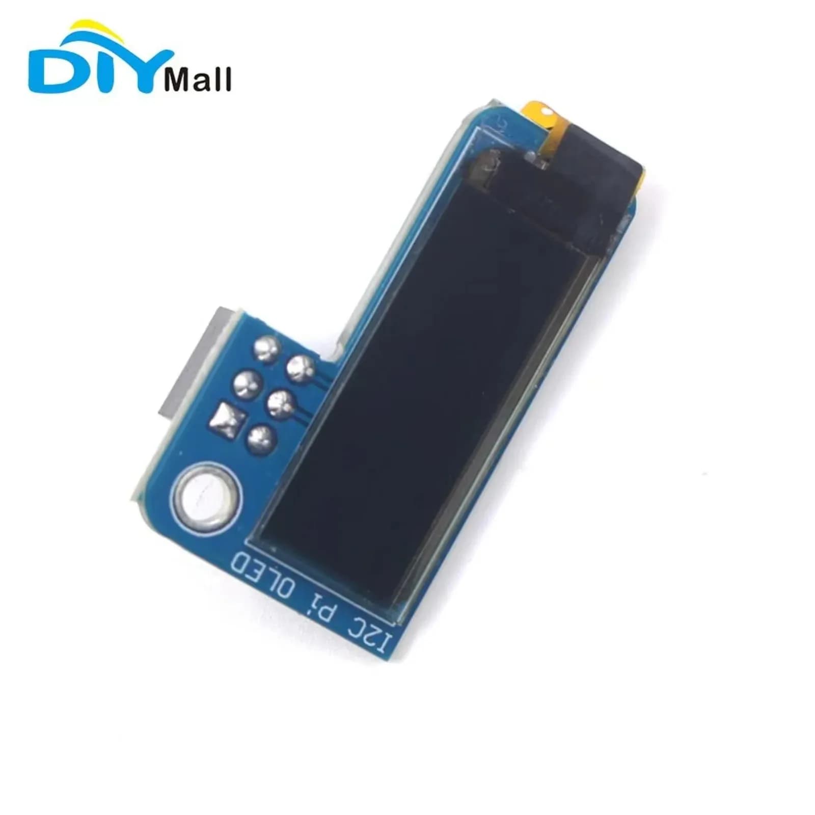 DIYmall Display OLED da 0,91 Pollici 128x32 per Raspberry Pi con Interfaccia I2C, Ideale per Progetti Fai-da-Te e Appassionati di Elettronica