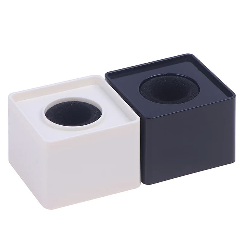 1Pc Square Microphone Flag Mic Station Cube Interview Square Box Holder Reporter Decor Flags News Square Accessories
