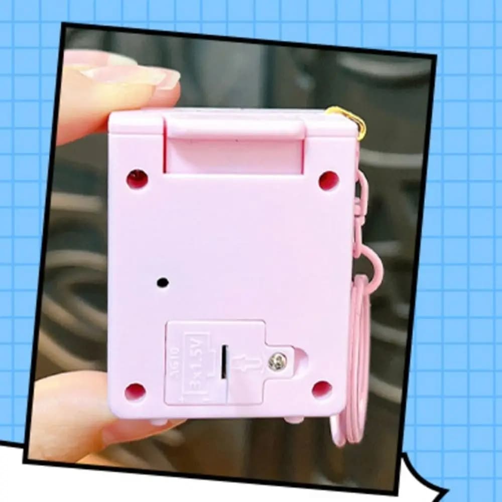 Portachiavi divertente a forma di lavatrice con suono, antistress, ciondolo per borsa a forma di cartone animato, in ABS e lega di zinco, con luce LED sonora, per bambini
