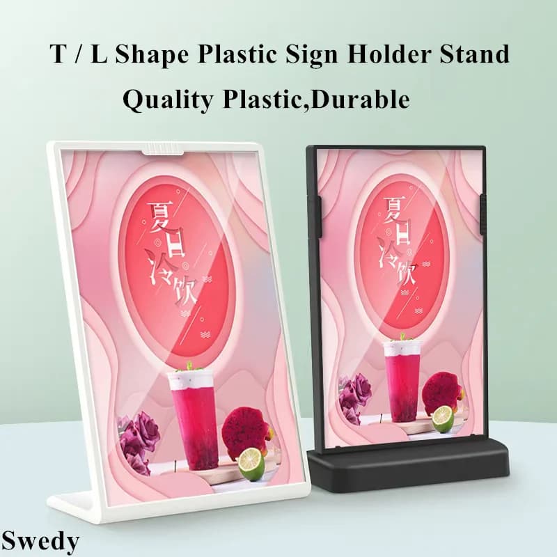 A5 148x210mm T/L Plastic Form Photo Poster Frame Table Menu Acrylic sign holder