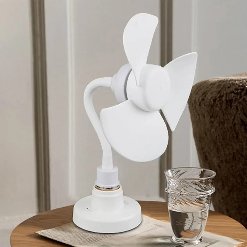Ventilatore da soffitto E27 da 14 cm per interni, con attacco a vite, motore brushless, per uso domestico, ricambi per utensili elettrici.