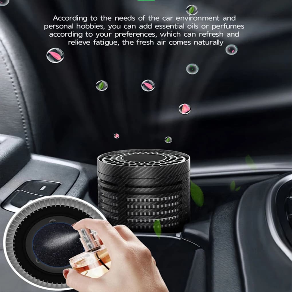 Portable Car Air Purifier USB Rechargeable Ozone Deodorant Generator Ozone Deodorant