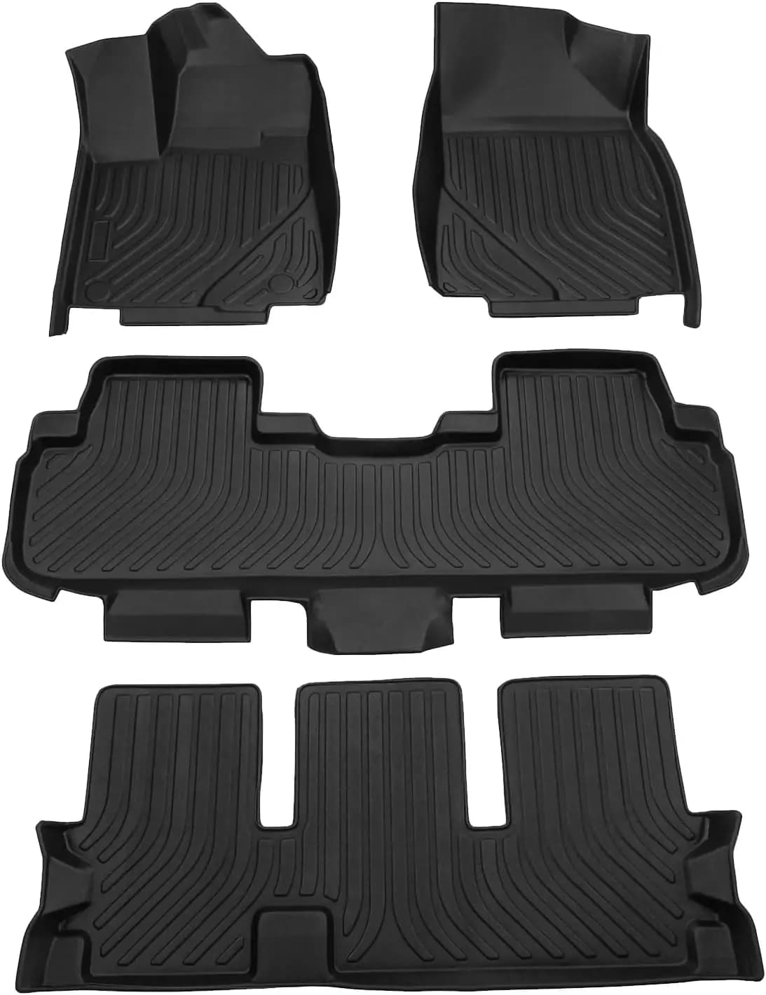Tappetini per tutte le stagioni per Toyota Highlander 2014-2019, accessori per auto resistenti