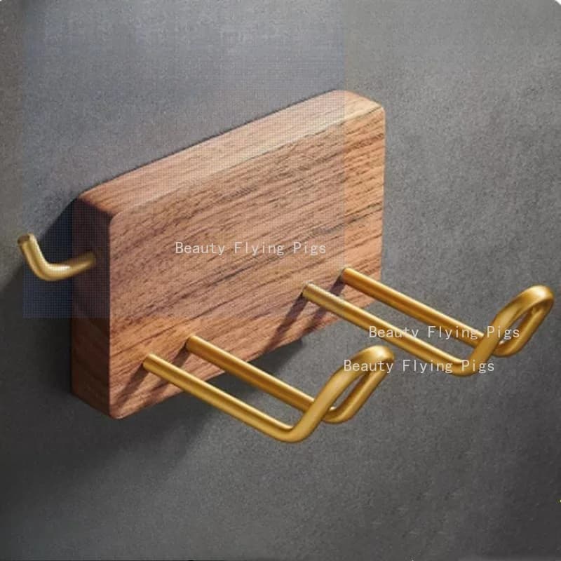1pc Bathroom Hair Dryer Storage Rack, Wall Mounted Storage Rack, Hair Dryer Holder, Screw Installation, Bathroom Accessories