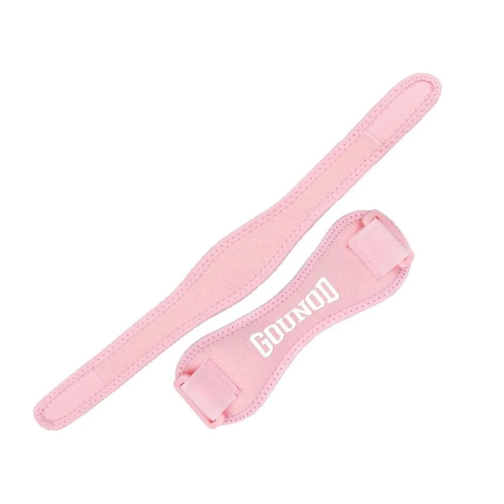 Ginocchiere a pressione con cuscino, cinturino per rotula, regolabile, traspirante, supporto per rotula, ammortizzante, pressurizzare la fascia per ginocchio