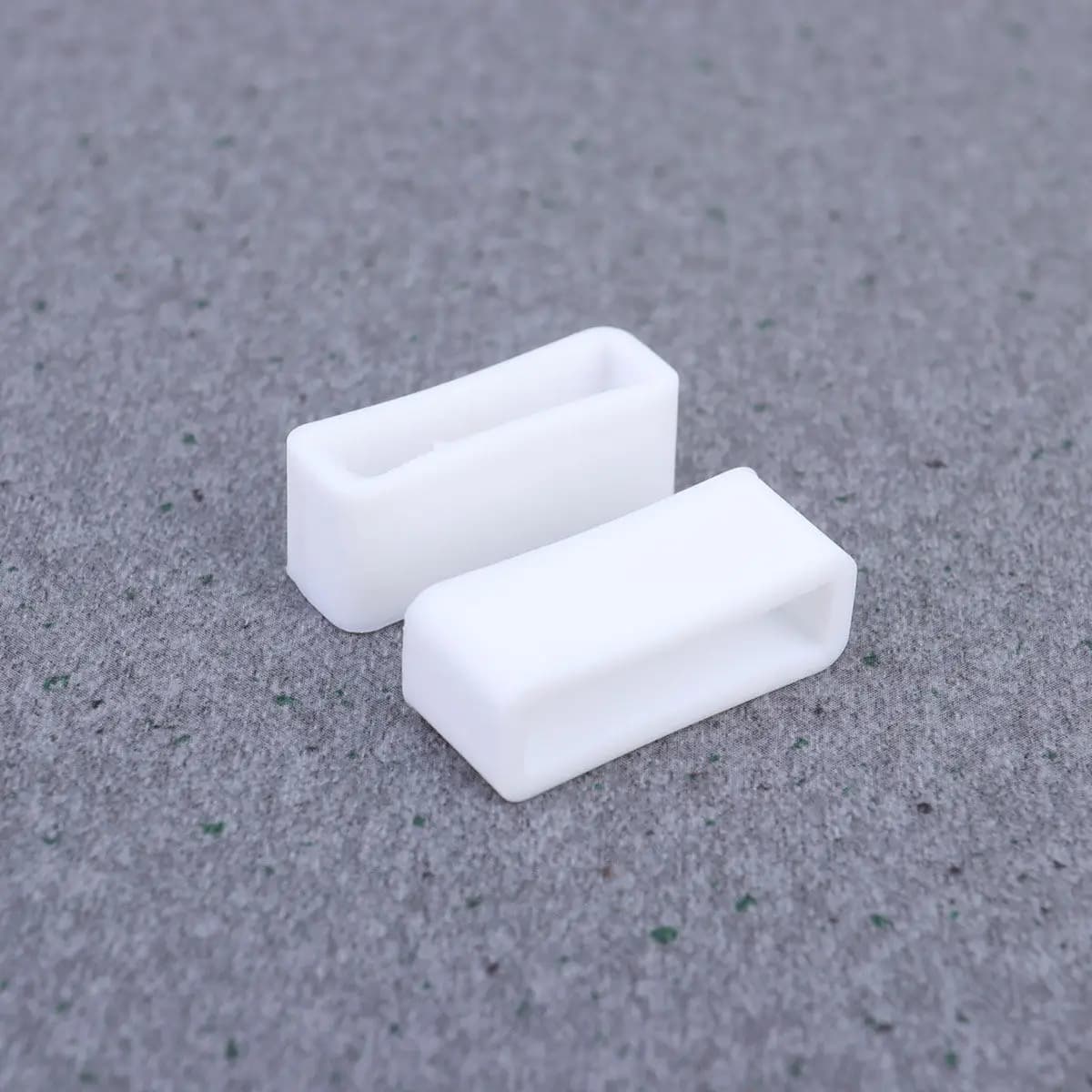 2pcs Rubber Clasp Accessories Durable Silicone Ring for Watch Band Replacement Strap Loop Bands Holder Watches Man Environmental