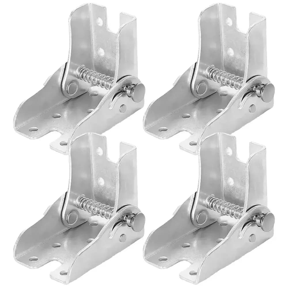 4 Pz/set 90 Gradi Auto-Bloccante Cerniera Pieghevole Gambe Da Tavolo Sedia Estensione Pieghevole Autobloccante Piedi Pieghe Cerniere Hardware