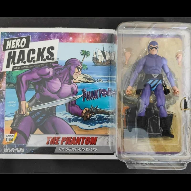 Boss Fight Studio 1/18 Hero H.a.c.k.s. Phantom Action Figure: Phantom - Wv1 Action Figure Hobby Collect Model Toy