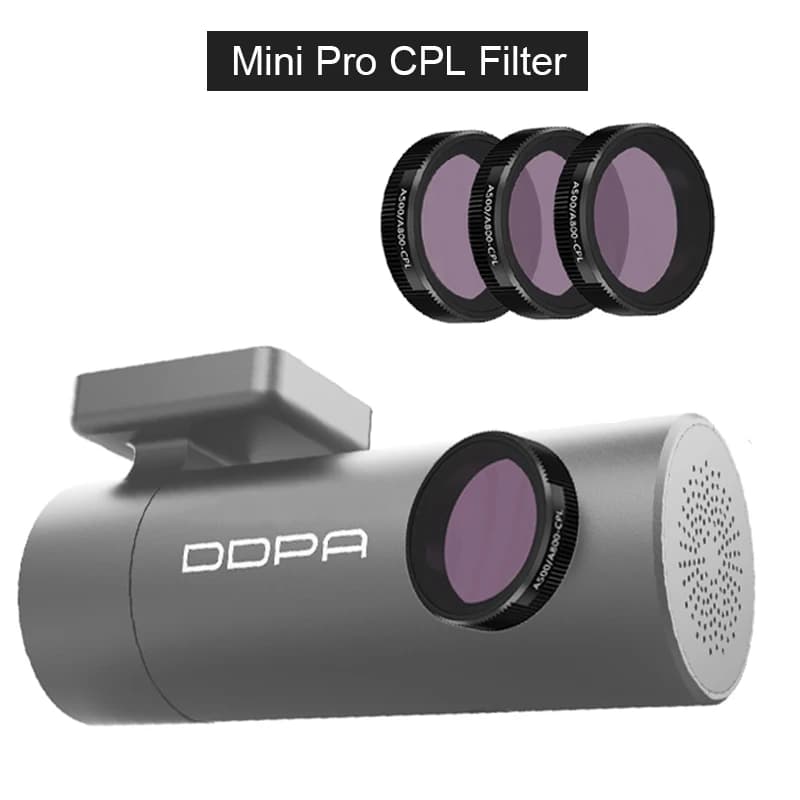 for DDPAI Dash Cam Mini Pro HD Objective Dust protection Anti-reflective CPL filter