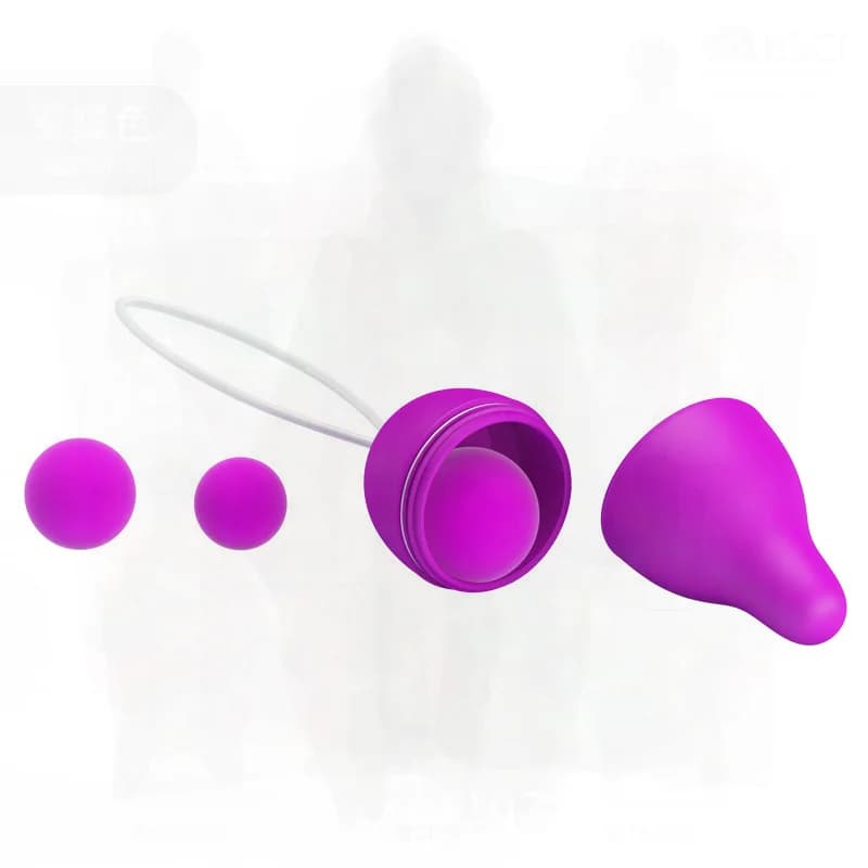 Silicone handpieces for vaginal muscle exercises for adult women for tone and muscle grip Female series Manual control 014462