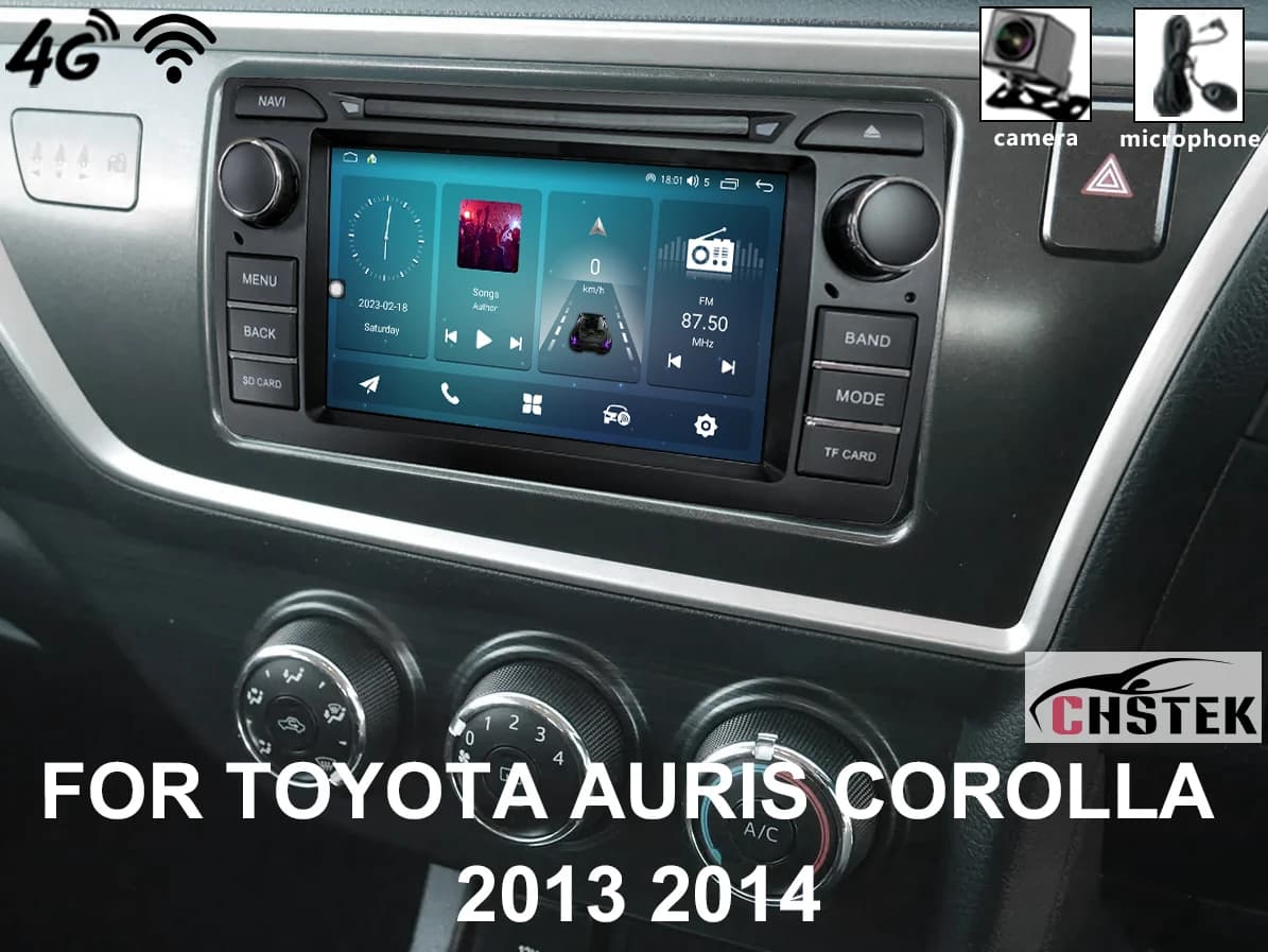 Wireless Carplay For Toyota Auris Corolla 2013 2014 Touchscreens Multimedia Bluetooth Car Replace DSP Audio Intelligent System