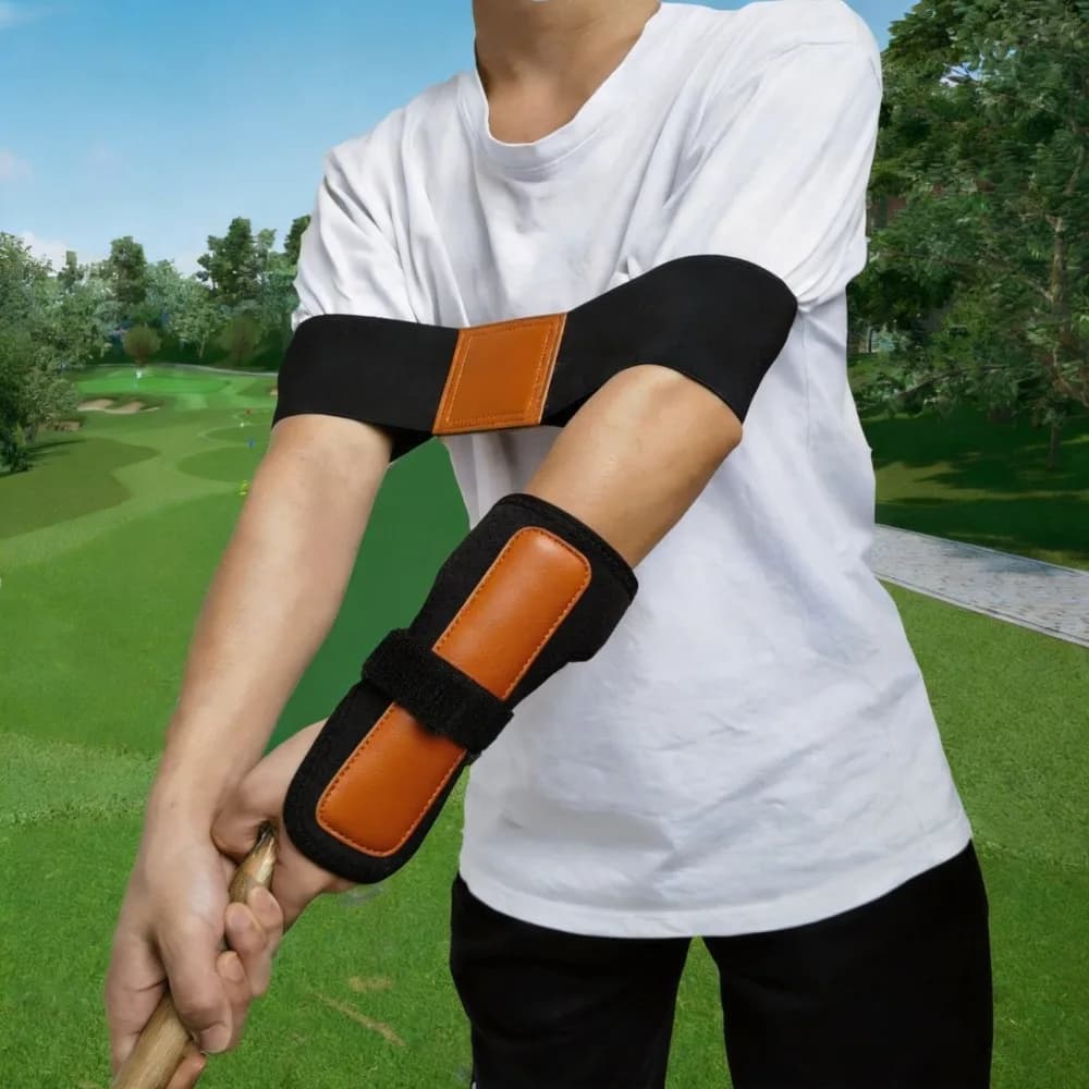 Fascia per Polso Golf Swing Aids Pro Power Brace: Strumento per Allenamento e Correzione del Gesto dello Swing, Facilita il Corretto Allineamento, Ideale per Principianti