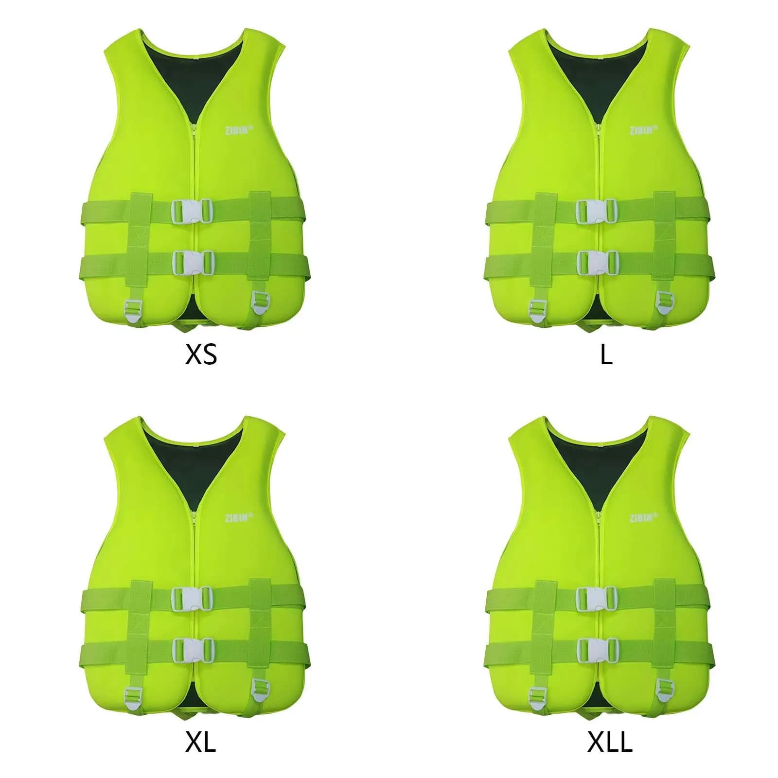 Water Sport Skiing Surf Boating Neoprene Life Jacket Comfort Fit Straps Float Vest for Adults and Kids for Pool Lake River Sea