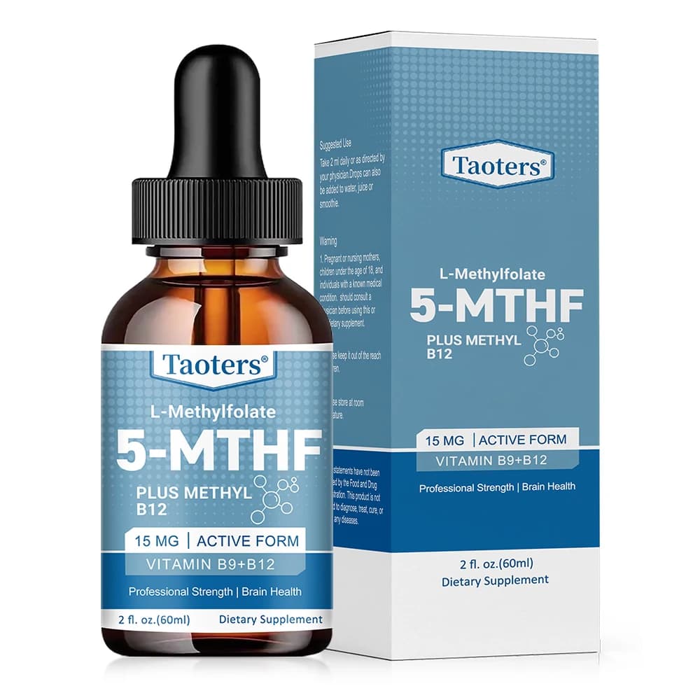 L-Metilfolato 25mg - Forma Superiore di Folato con Vitamina B12, Gusto Frutti di Bosco Biologici, Supporta l'Umore, la Cognizione, Integratore Alimentare