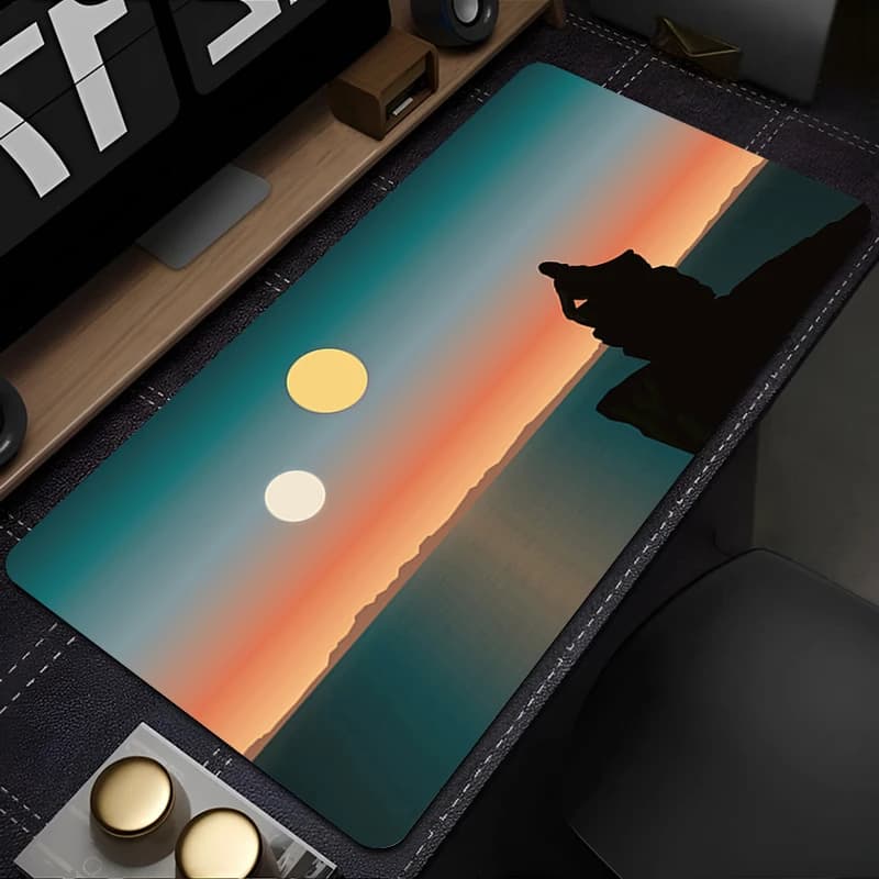 Soft Mouse Carpet Gaming Home Mousepad Keyboard Carpet Office Mouse Laptop Mouse Star Wars Obi-Wan Kenobi Pad Accessories Desk Mat