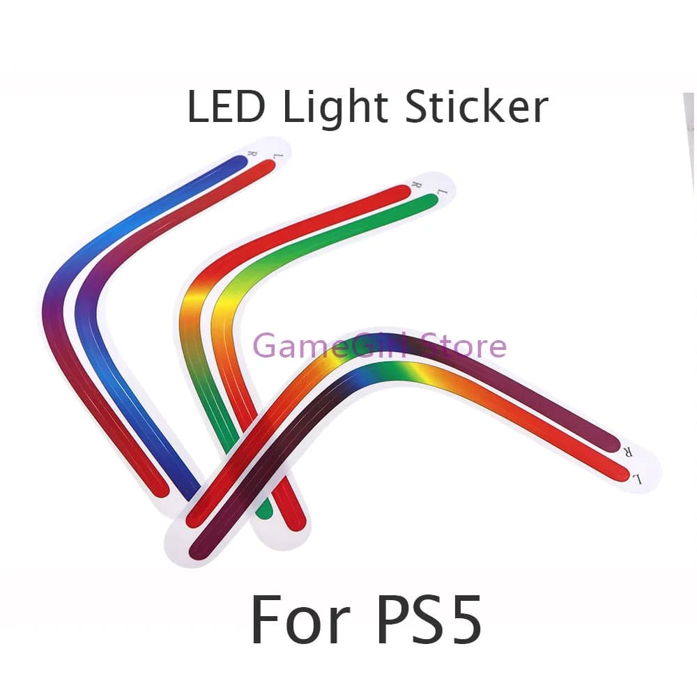 30 Adesivi LED con Barra Luminosa Arcobaleno per Console PlayStation 5 PS5 Edizione Digitale, Accessori