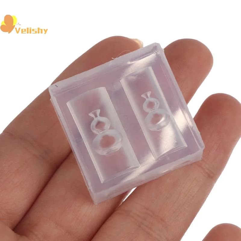 Stampo in Silicone per Vaso, Stampo 3D in Acrilico per Unghie, Decorazione Unghie, Design Fai da Te, Modello Trasparente per Manicure