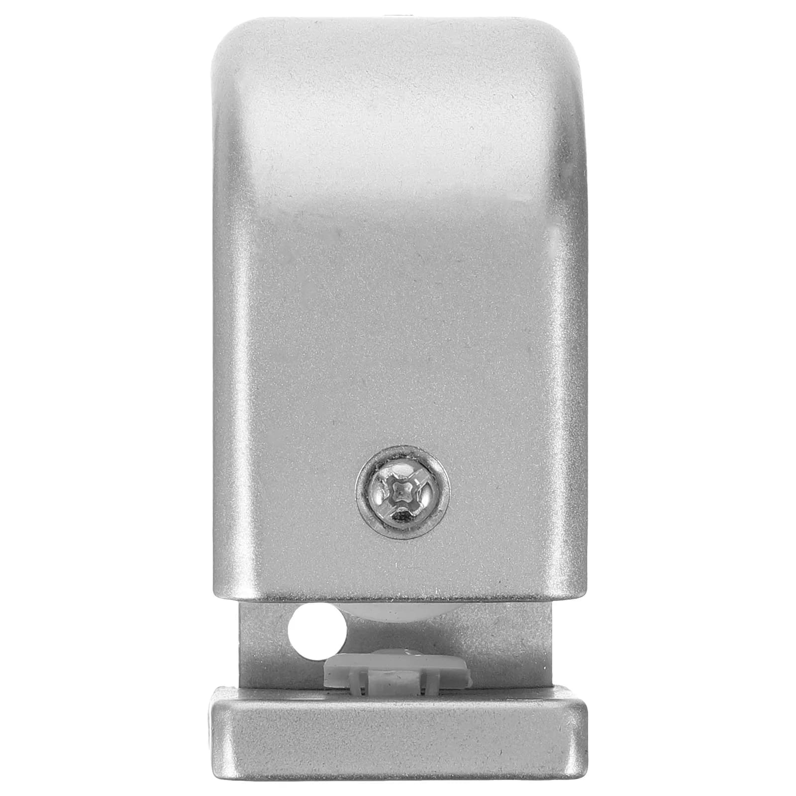 Guida inferiore per porta doccia scorrevole in vetro, regolabile, con blocco a rotella a terra, sensore automatico, sicura, stabile, facile da installare