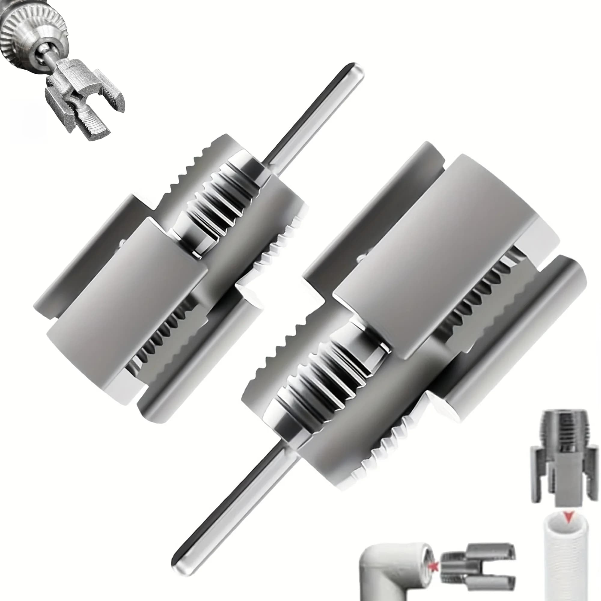 Pipe cutter 2 in 1 – Multifunctional metal tool for hydraulic and DIY systems, essential for repair and threading pipes