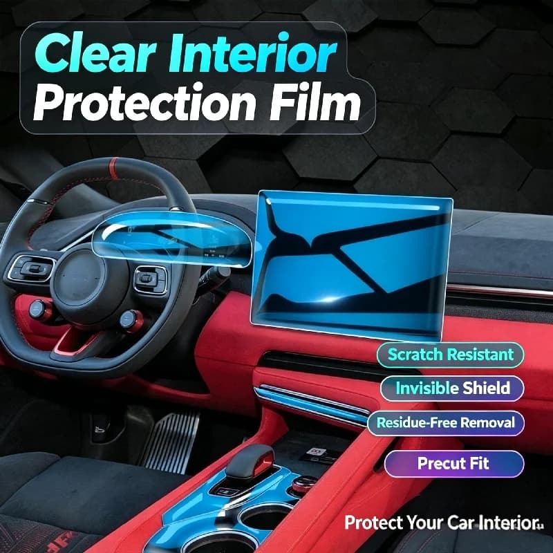 For 2024 Zeekr 001 interior film center console protection film navigation screen protector interior modification accessories