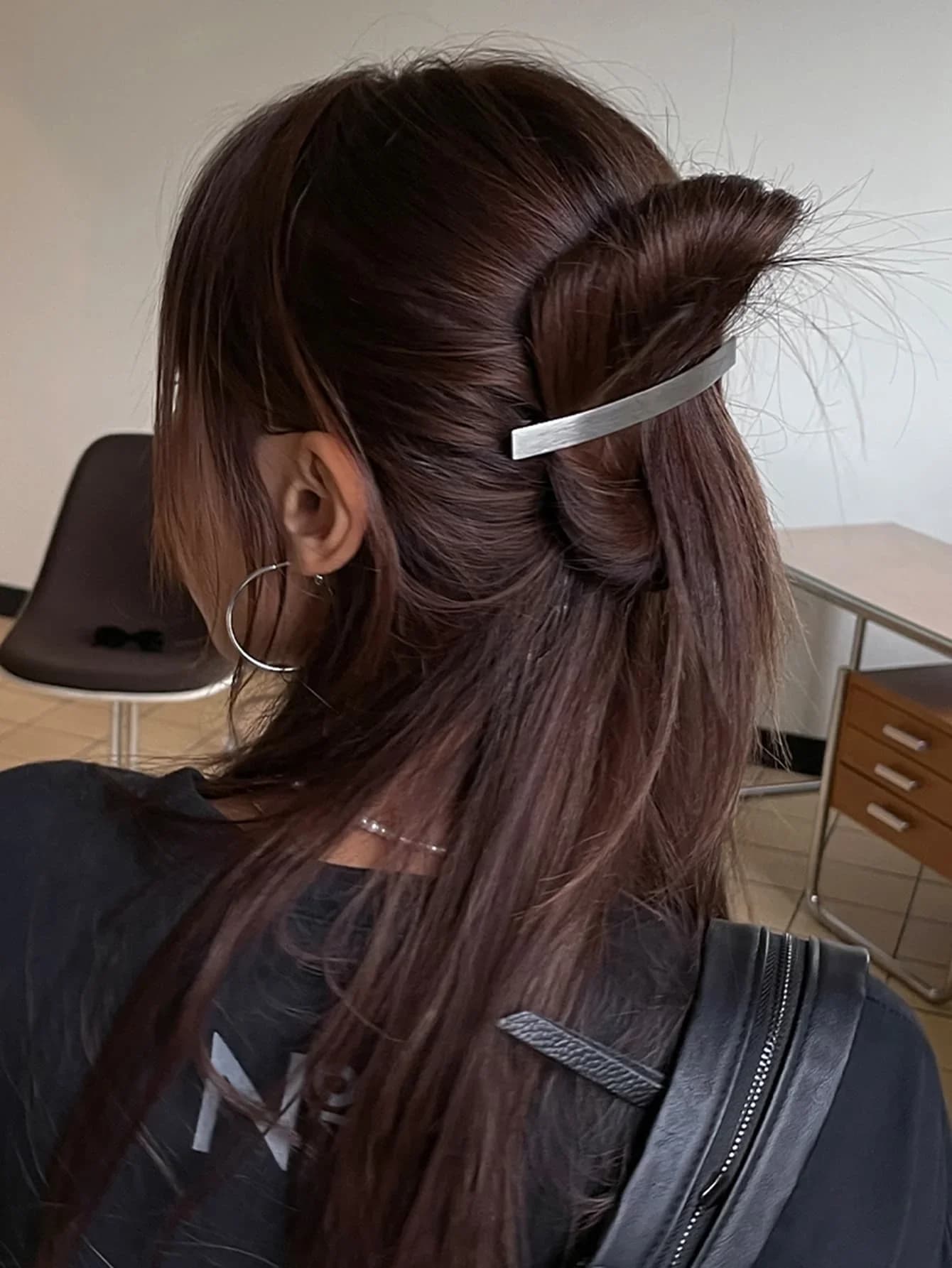 Fermaglio per capelli solido per uso quotidiano, per acconciature da ragazza, fermagli a becco d'anatra casual da strada, fermagli per capelli, mollette per capelli