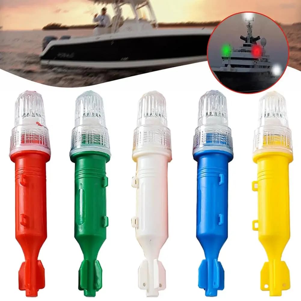 Luce Subacquea a LED per Pesca, Luce di Segnalazione Controllata per Reti da Pesca, Luce di Segnalazione Marina, Luce Galleggiante di Avvertimento Lampeggiante
