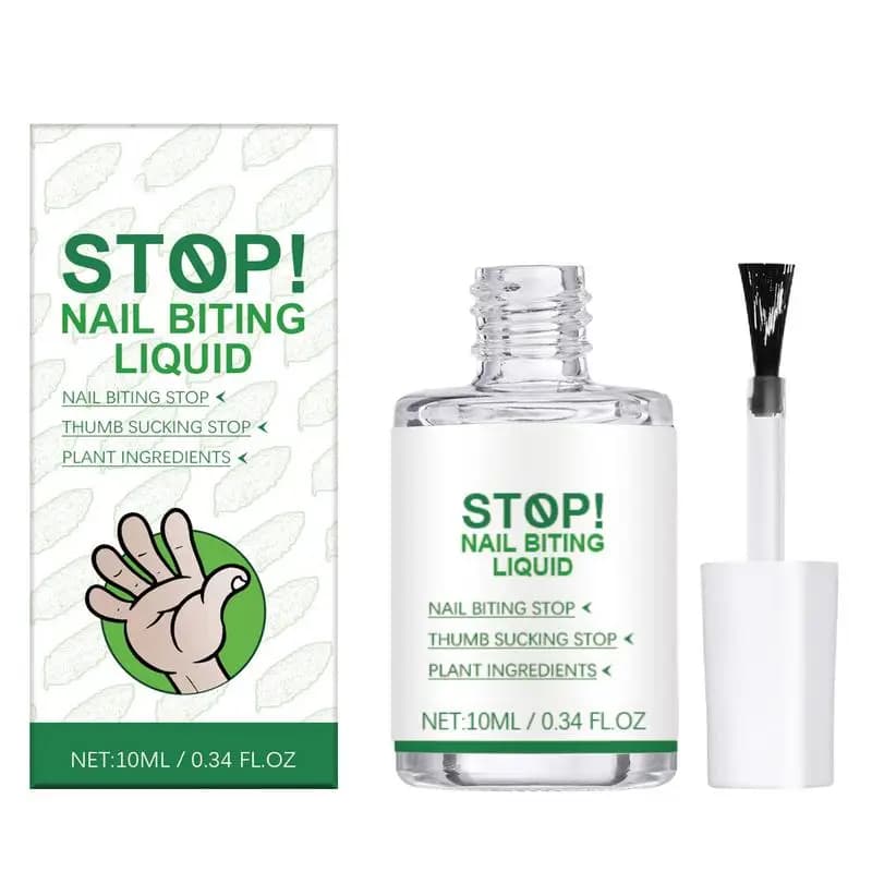 Stop biting nails Strengthening for nails Dissipation bitter Nails bite cap Nails care Safe die long-lasting nails Polish for fingers
