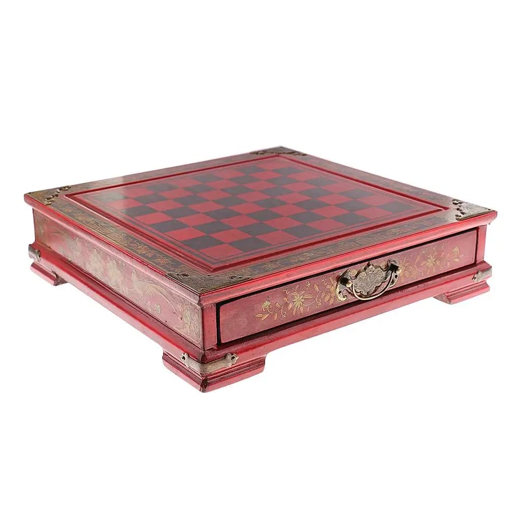 Set di Scacchi Cinesi Vintage Guerrieri di Terracotta in Resina, Gioco da Tavolo da Collezione, Regalo per Famiglia e Amici, Tempo Libero Intellektuale